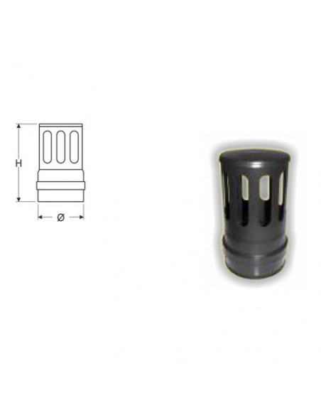 Kit scarico fumi interno per Stufa Pellet cm. 275 - Climaway