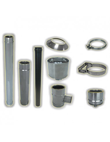 Kit scarico fumi interno/esterno per Stufa Pellet cm. 250 - Climaway