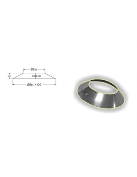 Kit scarico fumi interno/esterno per Stufa Pellet cm. 250 - Climaway