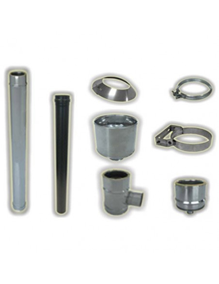 Kit scarico fumi interno/esterno per Stufa Pellet cm. 350 - Climaway
