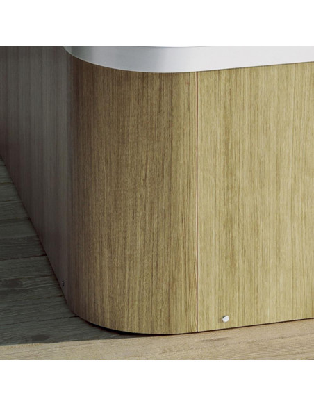 Minipiscina GLASS 1989 Mod. 228 finitura ROVERE - Climaway