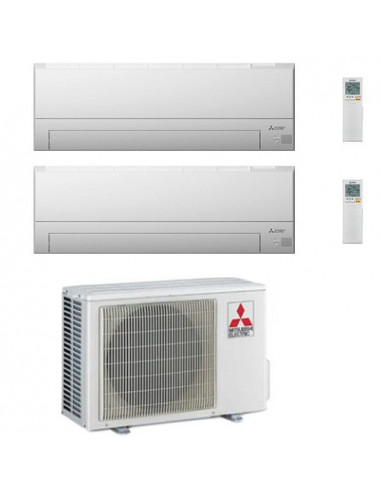 Climatizzatore Condizionatore Mitsubishi MSZ-BT R32 Dual Split Inverter 7000 + 7000 BTU con U.E. MXZ-2F33VF NOVITÁ Classe A++...