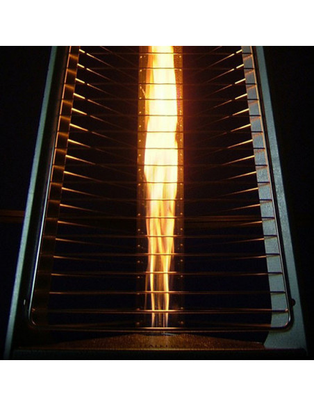 Riscaldamento da esterno Italkero Falò EVO ruggine a comando manuale gas GPL - Climaway