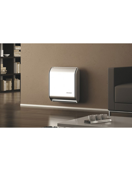 Radiatore a gas Italkero Stratos MB 7.0 potenza max 6,28 min 4,37 kw con pannello anteriore colore alluminio - Climaway