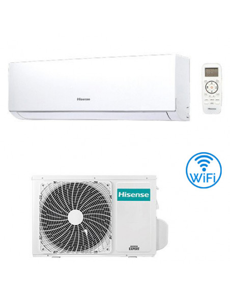 Climatizzatore Condizionatore Hisense New Comfort Wifi incluso 24000 BTU DJ70BB0BW INVERTER Classe A++/A+ - Climaway