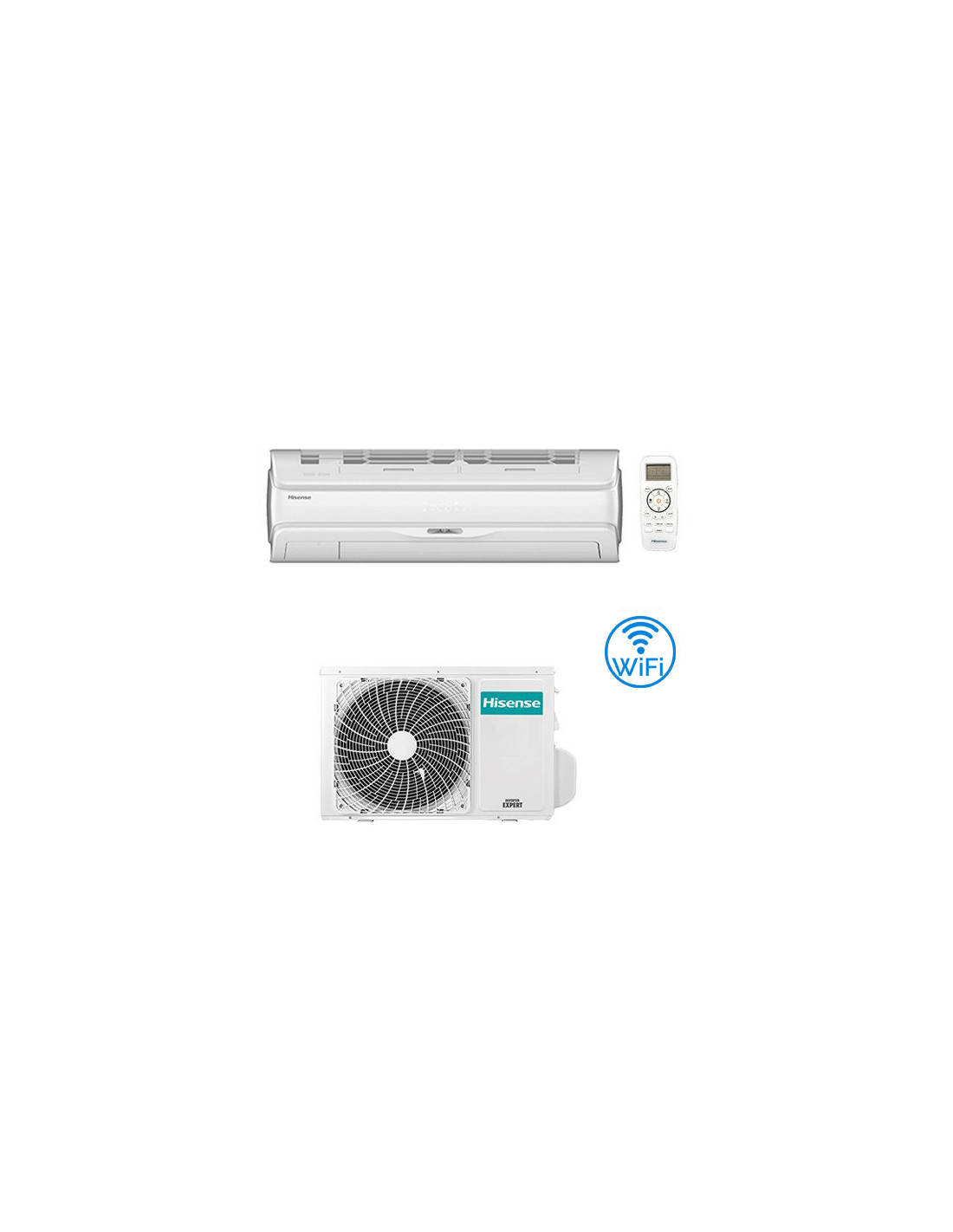 Climatizzatore Condizionatore Hisense Silentium Pro Wifi 9000 BTU Q...