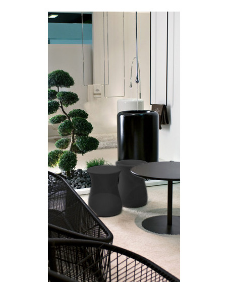 Pouff in GRES nero Gessi - Climaway