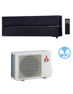 Climatizzatore Condizionatore Mitsubishi Kirigamine Style Nero Wifi MSZ-LN35VGB 12000 BTU INVERTER classe A+++ /A+++ - Climaway