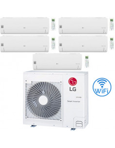 Climatizzatore Condizionatore LG Libero Smart R32 Wifi Penta Split Dual Inverter 7000 + 7000 + 9000 + 9000 + 12000 BTU con U....
