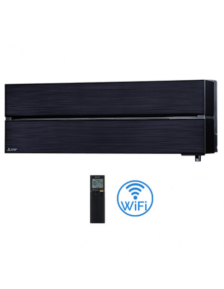 Climatizzatore Condizionatore Mitsubishi Inverter Unità Interna a parete per multisplit serie Kirigamine Style Nero Wifi 9000...