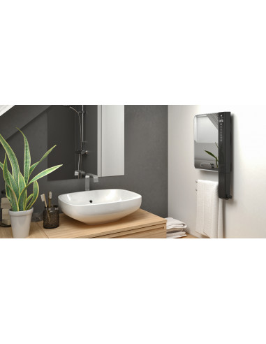 Termoventilatori da bagno a parete con controllo digitale Radialigh