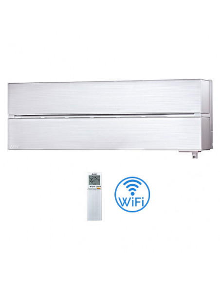 Climatizzatore Condizionatore Mitsubishi Inverter Unità Interna a parete per multisplit serie Kirigamine Style Bianco Wifi 18...