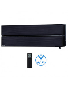 Climatizzatore Condizionatore Mitsubishi Inverter Unità Interna a parete serie Kirigamine Style Nero Wifi 18000 BTU MSZ-LN50V...