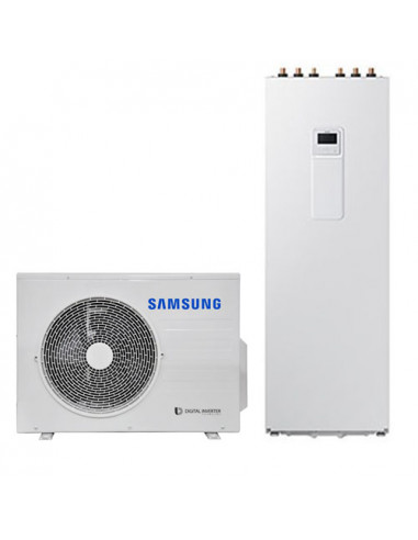Samsung EHS Split con unità esterna monofase R32 AE040RXEDEG/EU più unità interna ClimateHub AE200RNWSEG/EU capacità 5,0 Kw (...