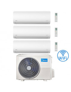 Climatizzatore Condizionatore Midea Xtreme WiFi R32 Trial Split 9000 + 9000 + 9000 BTU con U.E. M3OA-27HFN8-Q INVERTER Classe...