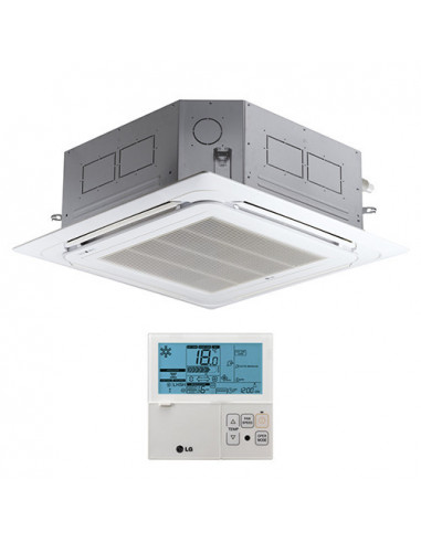 Climatizzatore Condizionatore LG Inverter Unità Interna Cassetta + Griglia PT-UQC per multisplit 12000 BTU CT12 - Climaway