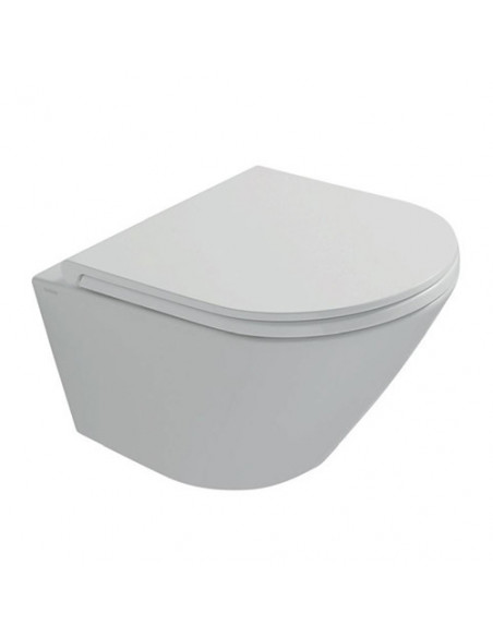 Vaso sospeso Globo Serie Forty 3 con sistema di fissaggio dal basso nascosto Cod. FOS03.BI - Climaway
