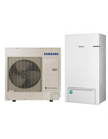 Samsung pompa di calore EHS TDM Plus con modulo idronico Capacità 9,00 kw AE090MXTPGH/EU (Pompa di calore idronica trifase) -...