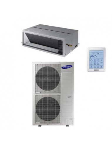 Climatizzatore Condizionatore Inverter monosplit R410A Samsung Canalizzabile ad alta prevalenza 62000 BTU (18Kw) AC180JNHPKH/...