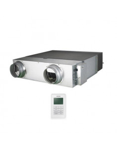 Recuperatore di calore ERV Samsung portata d'aria 350mc/h AN035JSKLKN/EU con comando MWR-VH12N - Climaway
