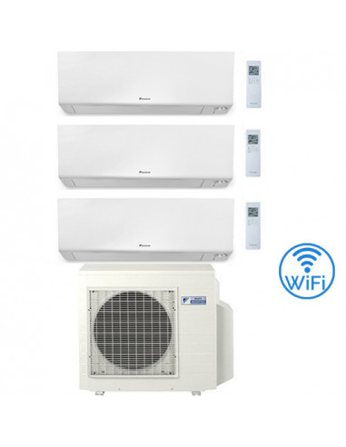 Climatizzatore Condizionatore Daikin Perfera Wifi Trial Split Inverter 7000 + 9000 + 18000 BTU con U.E. 3MXM68N Classe A+++/A...