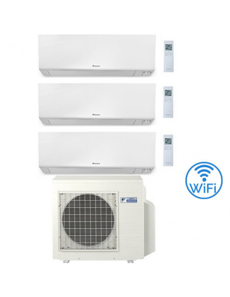 Climatizzatore Condizionatore Daikin Perfera Wifi Trial Split Inverter 7000 + 9000 + 18000 BTU con U.E. 3MXM68N Classe A+++/A...
