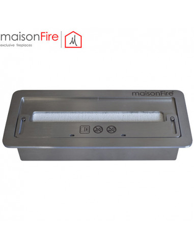 Bruciatore rettangolare a bioetanolo 2lt MaisonFire - Climaway