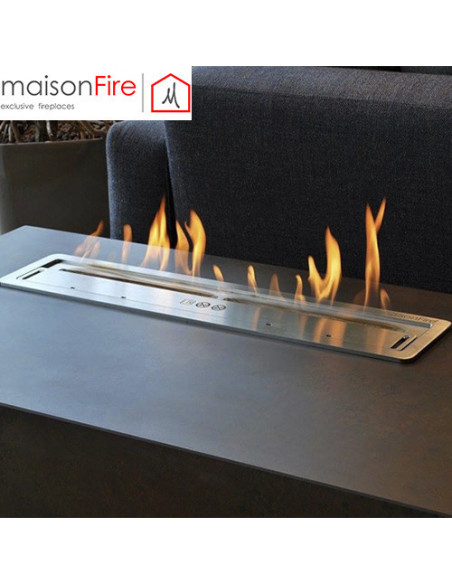 Bruciatore 80 a bioetanolo MaisonFire rettangolare - Climaway