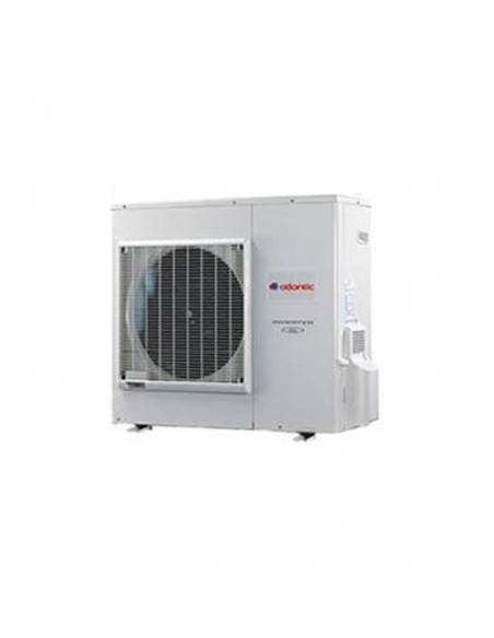 Sistema di riscaldamento ibrido compatto Atlantic R410 composto da pompa di calore monofase Aria-Acqua capacità 6 kW integrat...