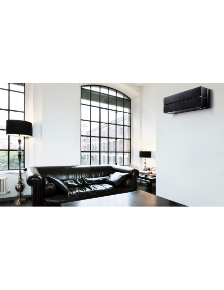 Climatizzatore Condizionatore Mitsubishi Inverter Unità Interna a parete per multisplit serie Kirigamine Style Nero Wifi 9000...