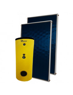 Sistema solare completo Sunerg serie KIT-BLU a circolazione forzata KIT_N302/B composto da 2 collettori solari selettivi più ...