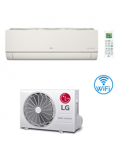 Climatizzatore Condizionatore LG Artcool Color UVnano R32 Wifi Finitura opaca Avorio Monosplit inverter 9000 BTU con U.E. AC0...