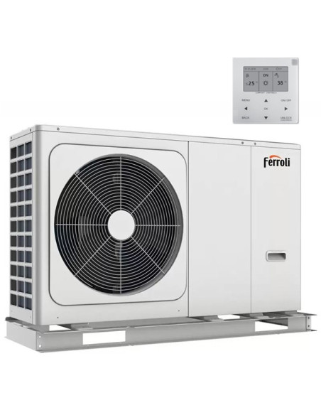 Pompa Di Calore Monoblocco Aria Acqua DC Inverter R32 Ferroli OMNIA 