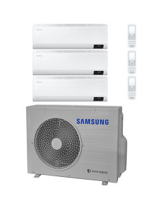 Climatizzatore Condizionatore Samsung WINDFREE AVANT R32 Wifi Trial Split Inverter 9000 + 9000 + 12000 BTU con U.E. AJ052TXJ3... 2