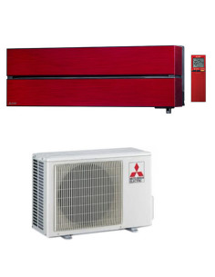 Climatizzatore Condizionatore Mitsubishi Kirigamine Style Rosso Wifi MSZ-LN25VGR 9000 BTU INVERTER classe A+++ /A+++ - Climaway 2