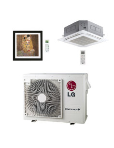 Climatizzatore Condizionatore LG Artcool Gallery + Cassetta 4 vie R32 Dual Split Inverter 12000 + 12000 BTU con U.E. MU3R21 N...