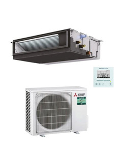 Climatizzatore Condizionatore Mitsubishi R32 Canalizzabile Media Prevalenza PEAD-M50JA2 18000 BTU INVERTER classe A++/A+ - Cl...