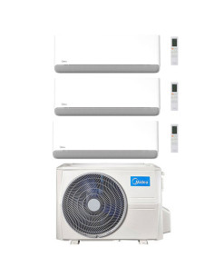 Climatizzatore Condizionatore Midea Breezeless-E Wifi R32 Trial Split 9000 + 9000 + 9000 BTU con U.E. M3OA-27HFN8-Q INVERTER ... 2