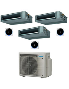 Climatizzatore GARANZIA ITALIA Daikin Canalizzabile a Media Prevalenza Serie FBA-A9 R32 Trial Split Inverter 12000 + 12000 + ...