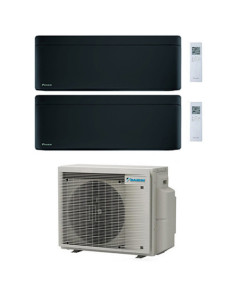 Climatizzatore GARANZIA ITALIA Inverter Daikin Stylish Total Black Wifi Dual Split 9000 + 18000 BTU con U.E. 2MXM50A9 Classe ... 2