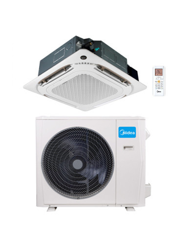 Climatizzatore Condizionatore Midea Cassetta 4 vie Slim R32 30000 BTU MCD1-30HRFNX(GA) (MCD2-30HRFNX(GA)) INVERTER Classe A++...