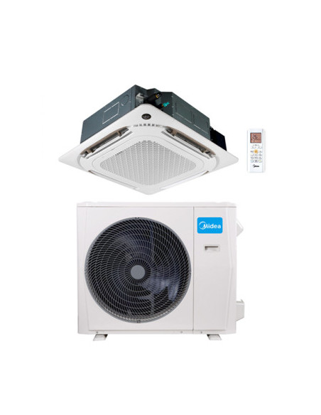 Climatizzatore Condizionatore Midea Cassetta 4 vie Slim R32 30000 BTU MCD1-30HRFNX(GA) (MCD2-30HRFNX(GA)) INVERTER Classe A++...