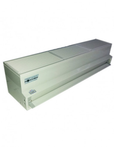 Barriera D'Aria A Parete Con Telecomando - Doppia Velocità, Vento Regolabile, Per Casa O Negozi (100cm) - Foto 11