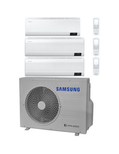 Climatizzatore Condizionatore Samsung Cebu + WINDFREE AVANT R32 Wifi Trial Split Inverter 7000 + 9000 + 12000 BTU con U.E. AJ... 2