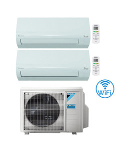 Climatizzatore Condizionatore Daikin SIESTA Wi-Fi Dual Split 9000 + 12000 BTU con U.E. 2AMXF50A Classe A++/A+ - Climaway