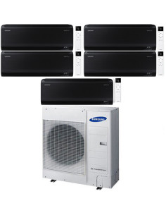 Climatizzatore Condizionatore Samsung WINDFREE BLACK R32 Wifi Penta Split Inverter 7000 + 9000 + 12000 + 12000 + 12000 BTU co... 2