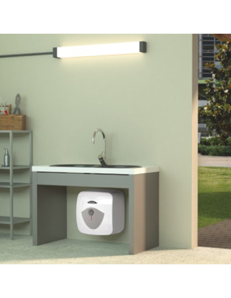 Scaldacqua Scaldabagno elettrico 15 litri 3 anni di garanzia Ariston Serie ANDRIS RS 3100335 Sottolavello Classe B - Climaway