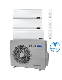 Climatizzatore Condizionatore Samsung Cebu + WINDFREE AVANT R32 Wifi Trial Split Inverter 7000 + 9000 + 12000 BTU con U.E. AJ...