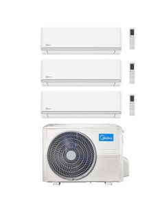 Climatizzatore Condizionatore Midea Elegance R32 WiFi Trial Split 7000 + 7000 + 7000 BTU con U.E. M3OG-21HFN8-Q INVERTER Clas... 2