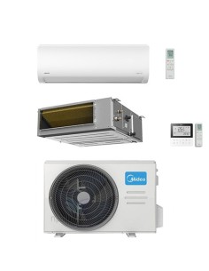 Climatizzatore Condizionatore Midea Xtreme + Canalizzato A7 R32 WiFi Dual Split Inverter 18000 + 18000 BTU con U.E. M4O-36FN8... 2